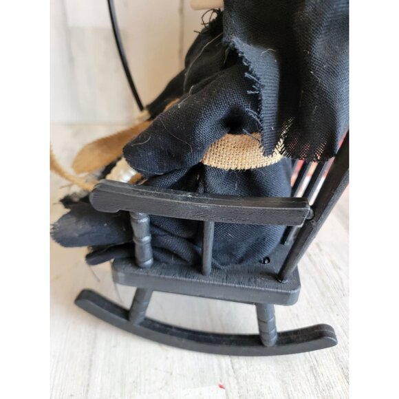 Gemmy AS IS rocking grim reaper vintage Halloween prop - Picture 8 of 11